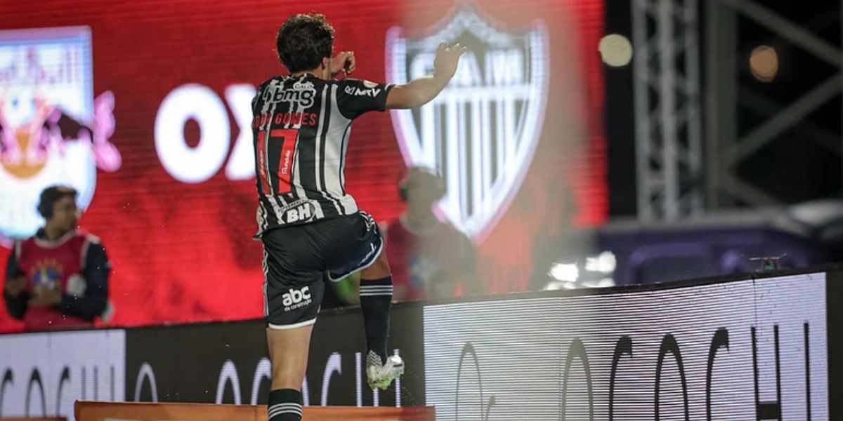 Igor Gomes marou o gol da vitória do Atlético-MG sobre o BR Bragantino - (Foto: Internet)