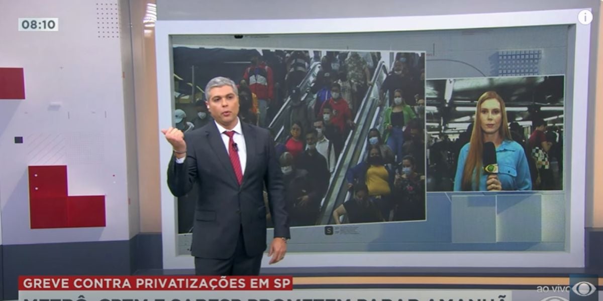 Joel Datena comanda todas as manhãs o Bora Brasil (Reprodução: Band)