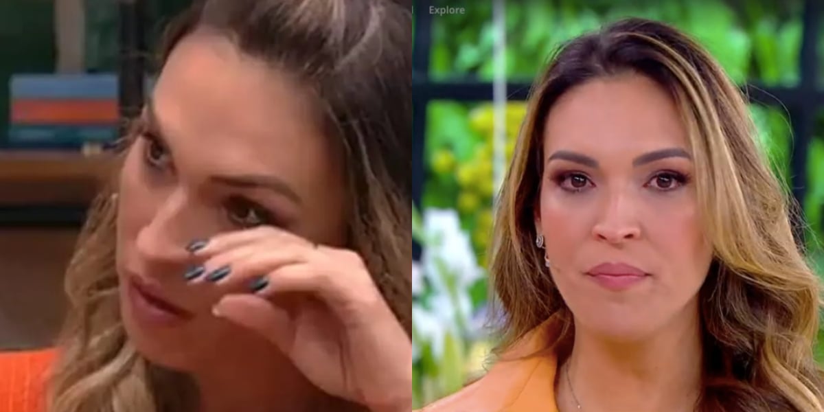 O choro de Talitha Morete no É de Casa após perder o chão
