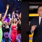 Patrícia Abravanel destruiu audiência do "Domingo Espetacular" com Reinaldo Gottino (Foto: Gabriel Cardoso/SBT/Reprodução/Record)