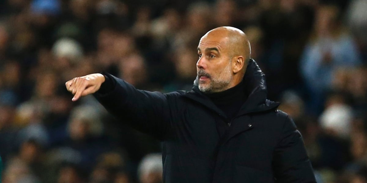 O técnico do Manchester City, Pep Guardiola - Foto: Reprodução/Internet