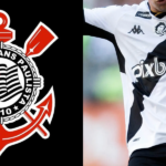 Corinthians e jogador de Vasco (Reprodução/Montagem TV Foco)