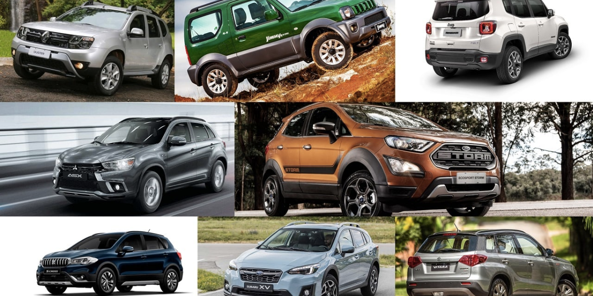 Modelos de SUVs (Reprodução/Internet)