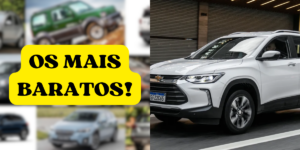 Os SUVs mais baratos e imagem da Chevrolet Tracker (Reprodução/Montagem TV Foco)