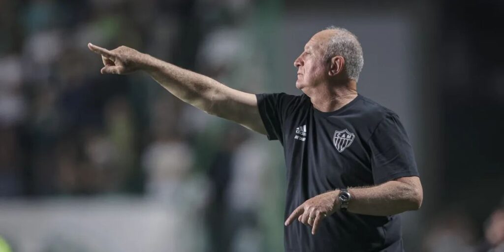 Felipão no Atlético Mineiro (Foto: Pedro Souza/ Atlético-MG)