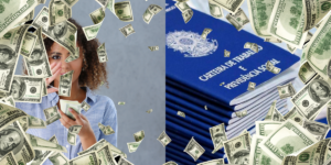 CLT, dinheiro e mulher (Reprodução - Internet)