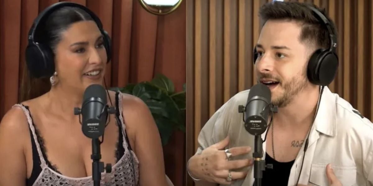 Fernanda Paes Leme e Junior Lima (Foto: Reprodução / YouTube)