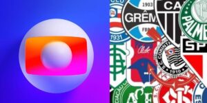 Logo Globo e times brasileiros (Foto - Montagem TV Foco)