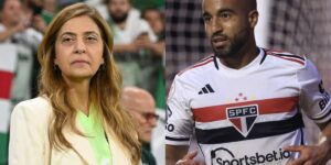 Lucas Moura e diretora do Palmeiras (Foto: Reprodução/Internet)