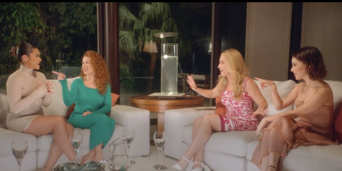 Maísa, Fernanda Souza, Angélica e Sandy (Foto: Reprodução / Fantástico da Globo)