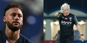 Neymar e Jorge Jesus no Al Hilal (Reprodução - Internet)