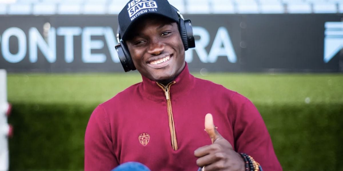 Raphael Dwamena (Foto: Reprodução / Twitter Levante)
