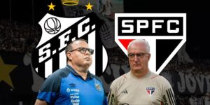 Santos X São Paulo (Foto - Montagem TV Foco)