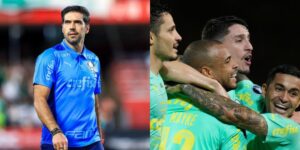 Abel e elenco do Palmeiras - (Foto: Reprodução / Internet)