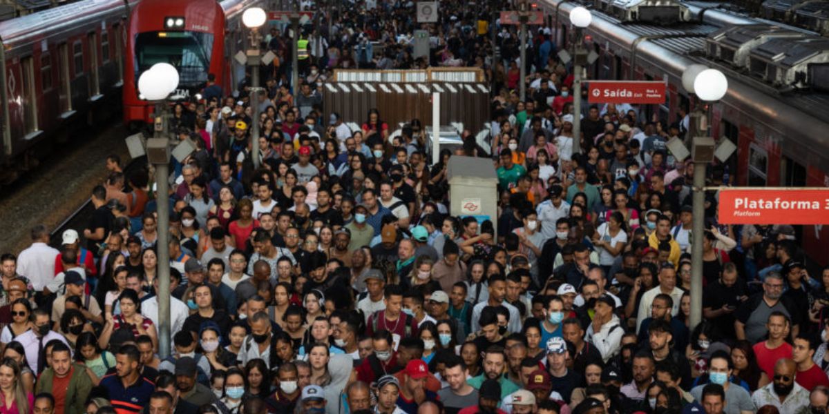 Mais de 5 milhões de pessoas usam metrô e CPTM por dia em SP (Reprodução: Internet)