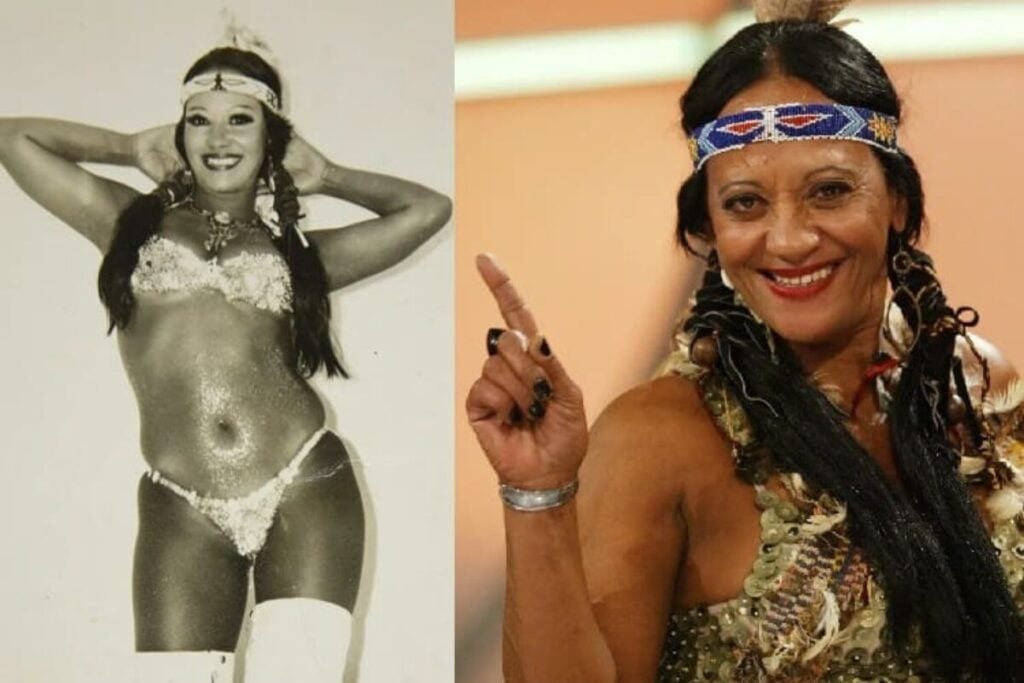 Ex-Chacrete Maria da Glória, a Índia Potira. (Foto: Reprodução/internet)