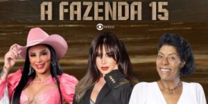 Enquete A Fazenda 15 - Jenny, Nadja e Márcia Fu estão na roça (Foto: Reprodução / PlayPlus / Montagem TV Foco)