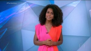 Maju paralisou o Fantástico e comunicou chegada de estrela do SBT na Globo (Foto reprodução)