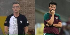 O comentarista Neto expõe informação sobre demissão do técnico do Fluminense, Fernando Diniz - (Foto: Reprodução / Internet)