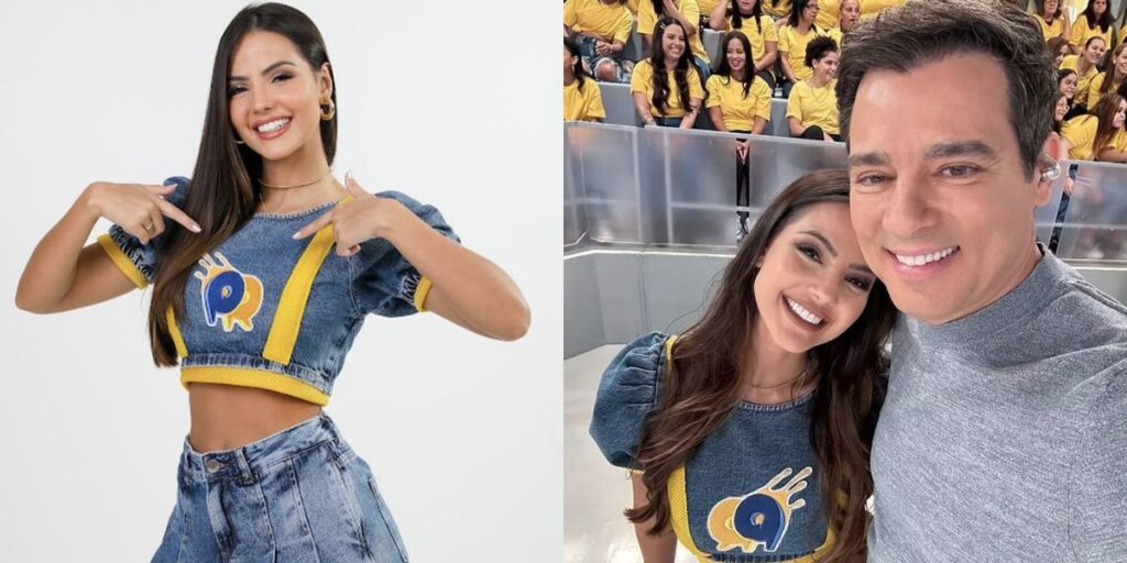 Luana Andrade brilhou no programa Domingo Legal (Foto Reprodução/Internet/Instagram/SBT)