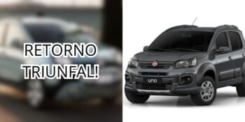 Retorno triunfal do Fiat Uno em 2024 (Reprodução/Montagem TV Foco)