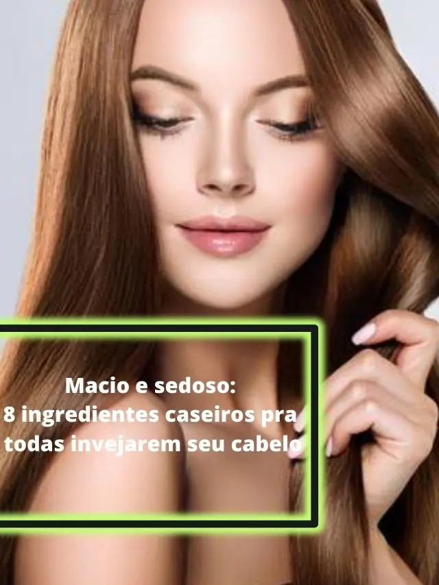 Macio e sedoso: 8 ingredientes caseiros pra todas invejarem seu cabelo
