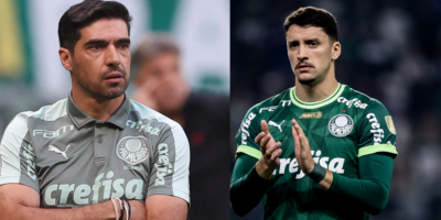 Abel Ferreira  / Piquerez no Palmeiras - Montagem TVFOCO