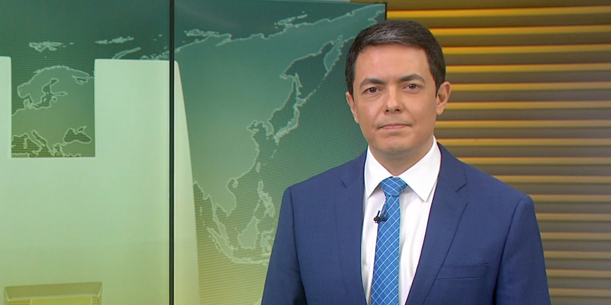Alan Severiano no Jornal Hoje (Foto: Reprodução, Globo) Alan Severiano no Jornal Hoje (Foto: Reprodução, Globo)