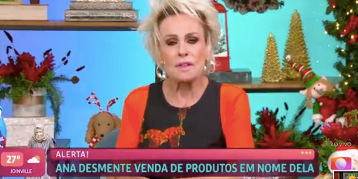 Ana Maria no Mais Você (Foto: Reprodução / Globo)