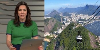 Ana Paula Araújo no Bom Dia Brasil e Rio de Janeiro (Fotos: Reproduções / Globo / Alexandre Macieira / RioTur)