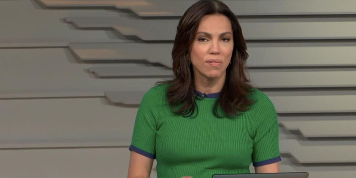 Ana Paula Araújo no Bom Dia Brasil (Foto: Reprodução / Globo)