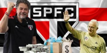 Bandeira do São Paulo, Casares e Dorival - Foto Reprodução Internet