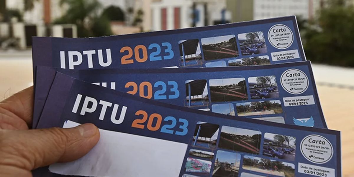 Carnê do IPTU 2023 de Campinas (Foto: Reprodução / Carlos Bassan)