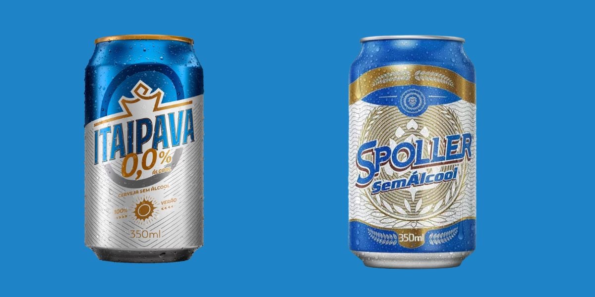 Cerveja 0,0 álcool e cerveja sem álcool - (Reprodução Internet)