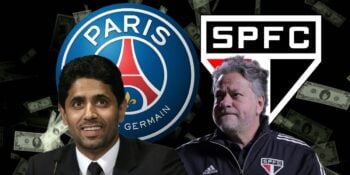 Dono do PSG e Casares (Foto - Montagem TV Foco).