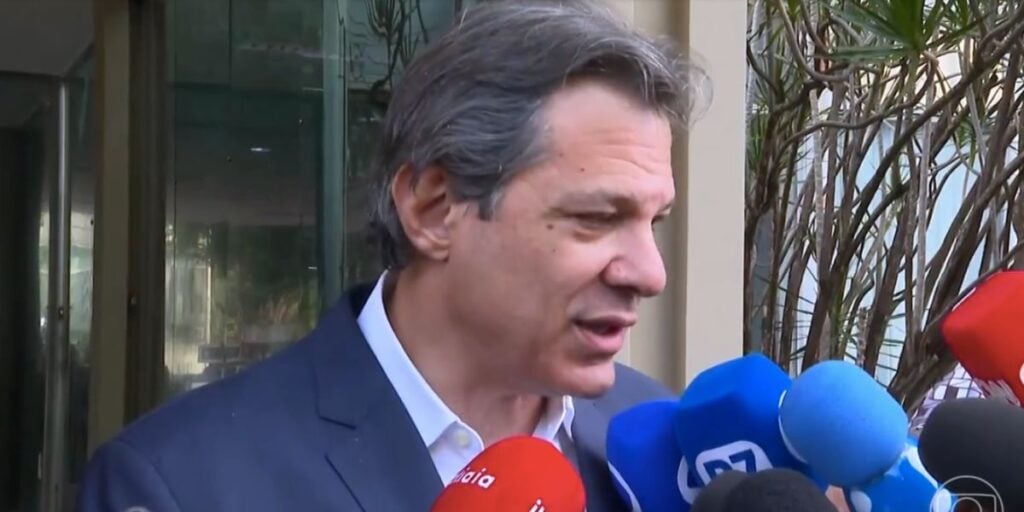 Fernando Haddad (Foto: Reprodução / Globo)