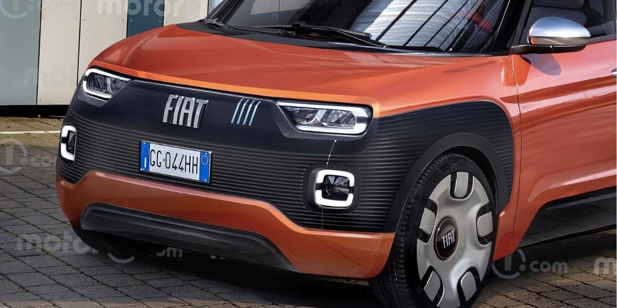 Projeção Fiat Panda (Foto: Reprodução / Motor 1)