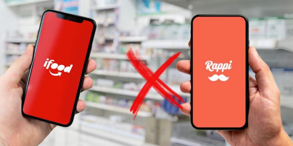 Ifood e Rappi - Montagem TVFOCO