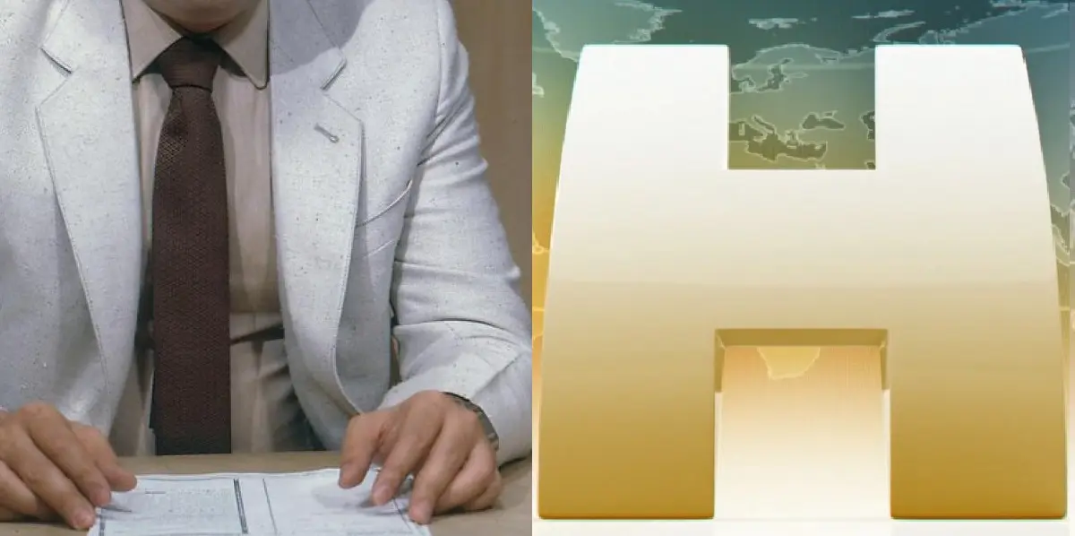 Logo do Jornal Hoje, da Globo, com âncora que já morreu (Foto: Reprodução/ Internet)