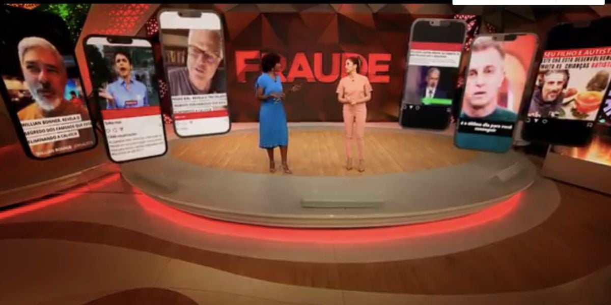 Maju Coutinho e Poliana Abritta no Fantástico (Foto: Reprodução / Globo)
