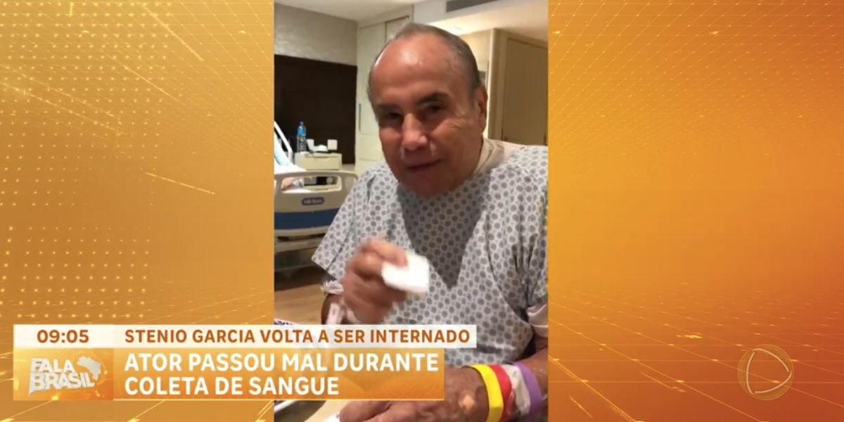 Notícia sobre Stênio Garcia (Foto: Reprodução / Fala Brasil)