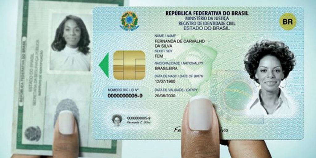 Documento: Novo RG (Foto: Reprodução, G1)