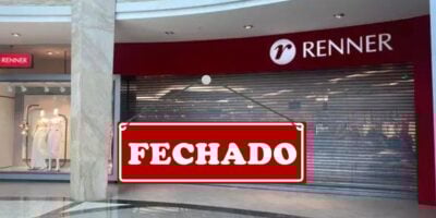 O anúncio oficial da Renner ao confirmar fechamento de unidade em shopping - Foto: Internet
