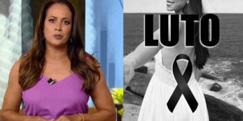 Renata Alves no Hoje em Dia, noticia morte de famosa (Foto: Reprodução, Record, Instagram, Montagem - TV Foco)