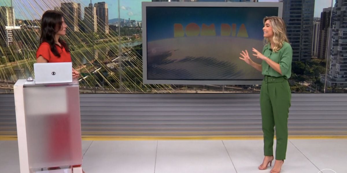Sabina Simonato e Luiza Vaz no Bom Dia São Paulo (Foto: Reprodução / Globo)