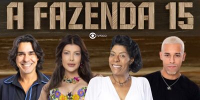 André Gonçalves, Jaquelline, Márcia Fu e WL são os finalistas de A Fazenda 15 (Foto: Reprodução / Globo / Montagem TV Foco)