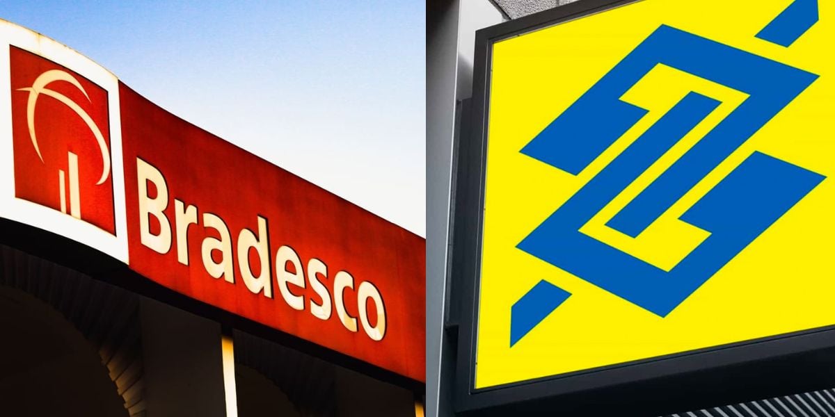 Bancos oferecem empréstimos a negativados (Foto: Reprodução/Bradesco/Banco do Brasil)