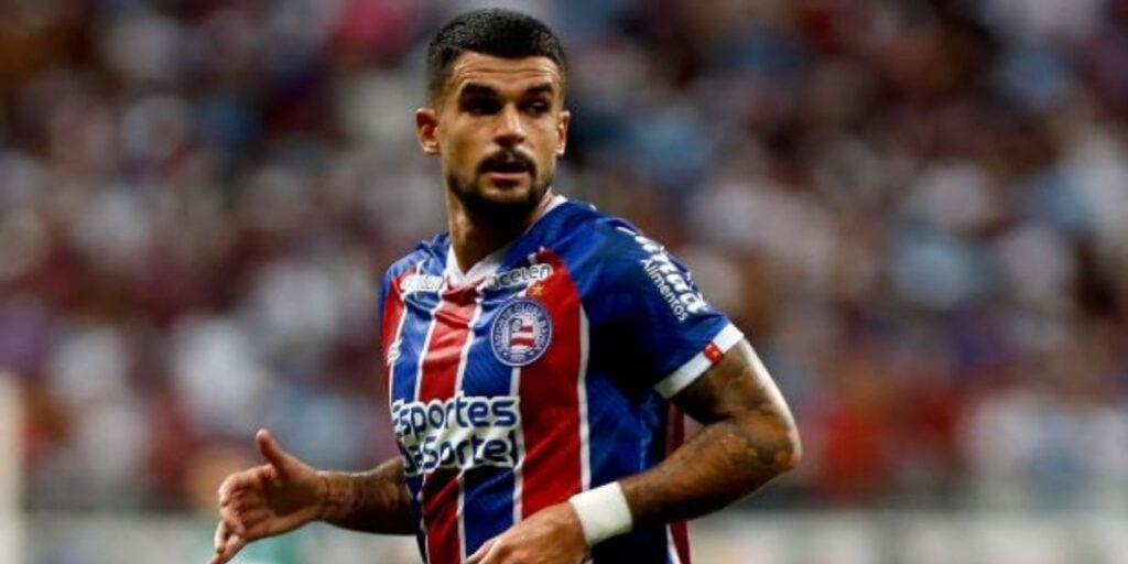 O meio-campista do Bahia, do time de Rogério Ceni (Reprodução: Internet)