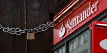 O Santander comprou um dos bancos em questão (Foto: Montagem TV Foco)