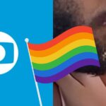 Astros da Globo dando beijo gay (Reprodução: Montagem TV Foco)